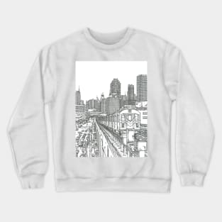 New York City Train Crewneck Sweatshirt